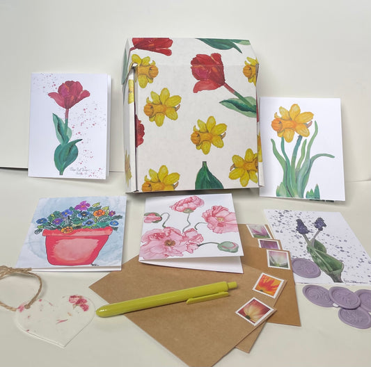 Spring Stationery Kit Box