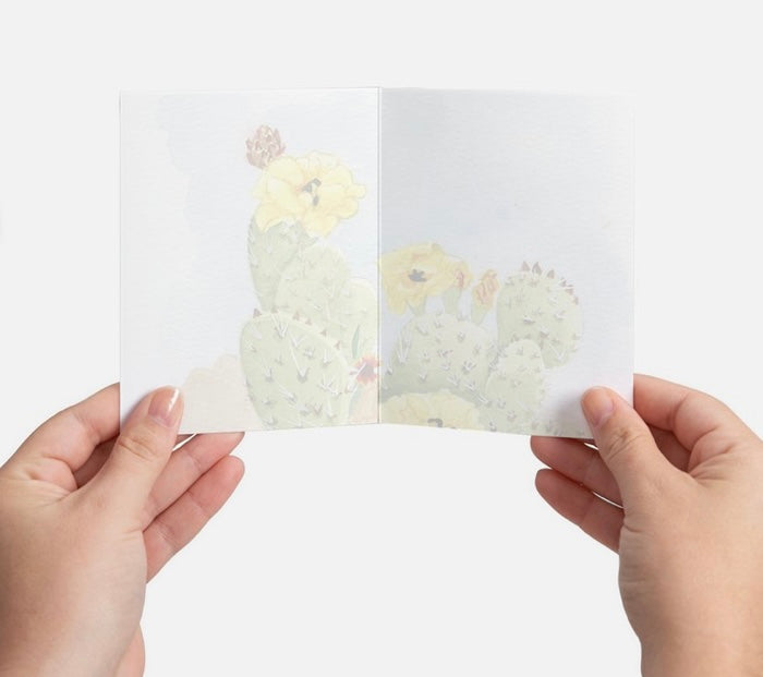 Blooming Inspirational Scripture Botanical Greeting Card