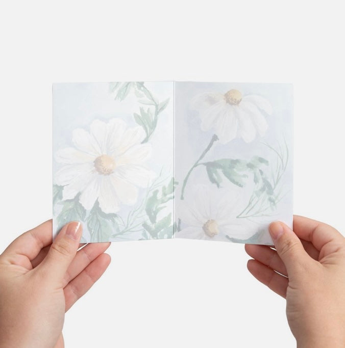 Blooming Inspirational Scripture Botanical Greeting Card