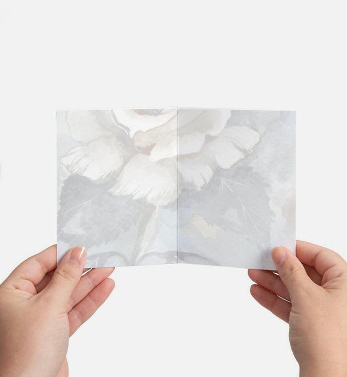 Blooming Inspirational Scripture Botanical Greeting Card