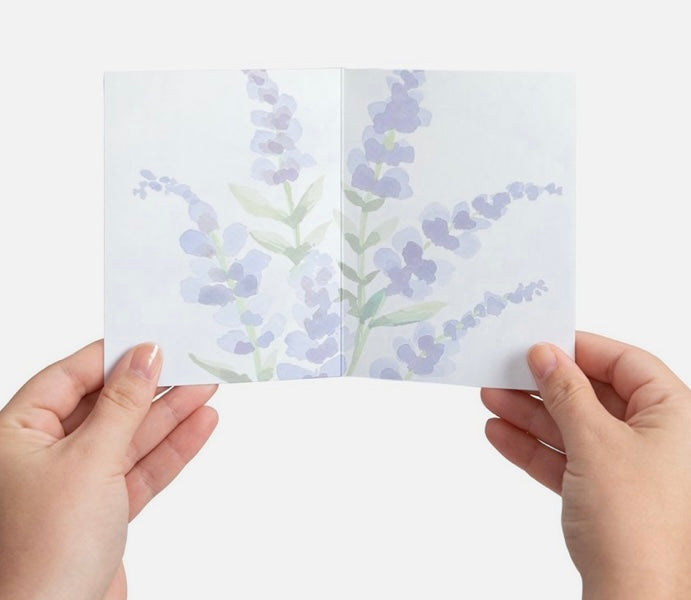 Blooming Inspirational Scripture Botanical Greeting Card