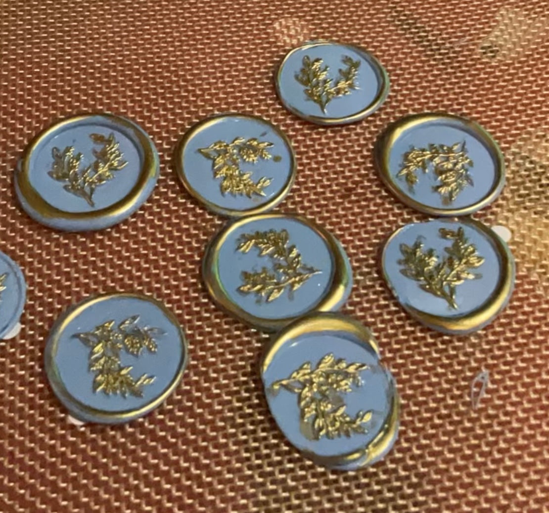 Winter Foliage Envelope Seals