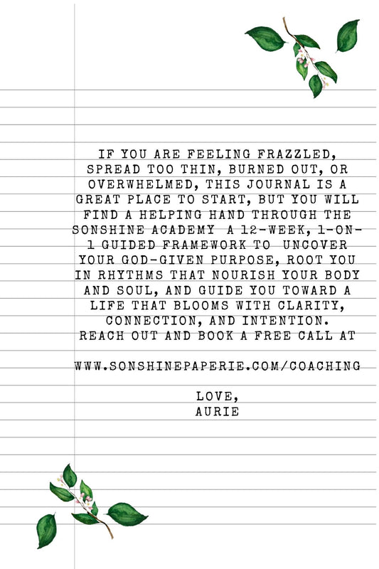 Morning Matcha Journal