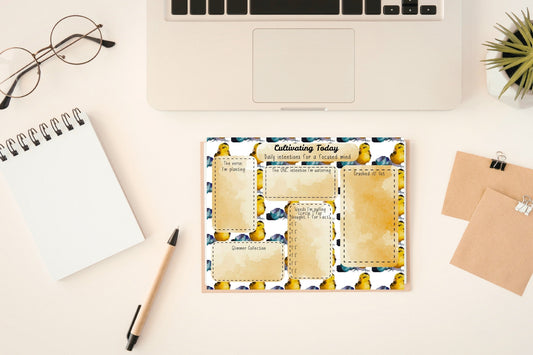 Cultivating Today Notepad – Daily Intention Notepad | Mindset Reframing Tool | Christian Reflection Pad | Productivity & Gratitude Planner with Maybelline