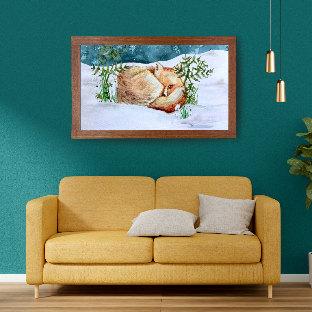 Foxes have holes Art Print