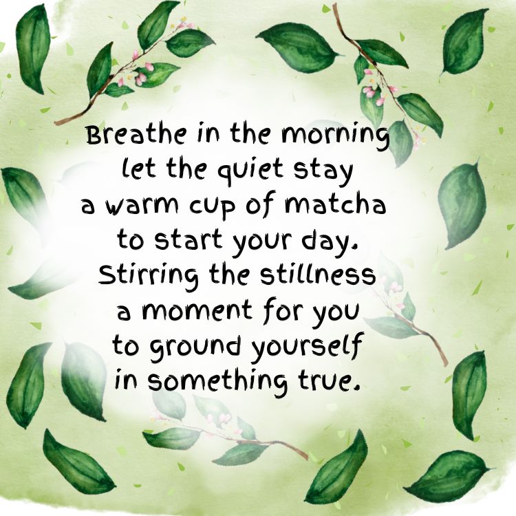 PRE-ORDER! Morning Matcha: Mindset Practices for a grounded day