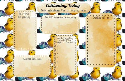 Cultivating Today Notepad – Daily Intention Notepad | Mindset Reframing Tool | Christian Reflection Pad | Productivity & Gratitude Planner with Maybelline