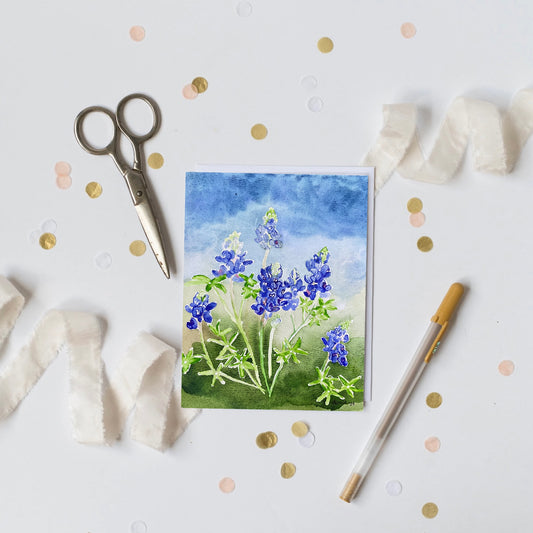 Texas Bluebonnet Greeting Card