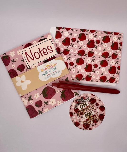 Strawberry Stationery Bundle