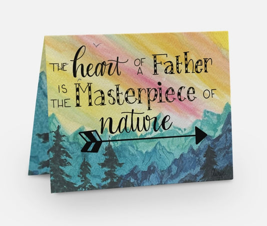 Father's Day Card - His Heart