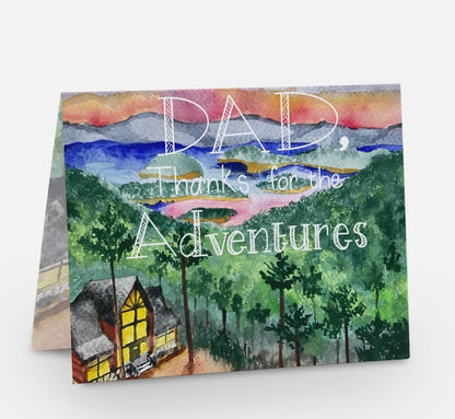 Father's Day Card - Adventure Dad
