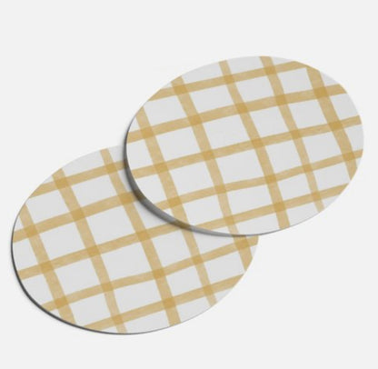 Picnic Plaid Envelope Seals