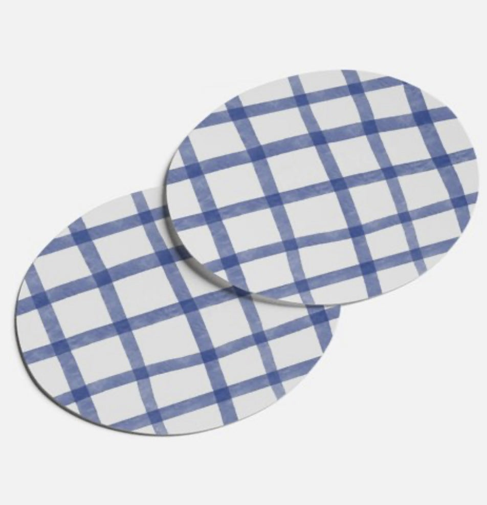 Picnic Plaid Envelope Seals