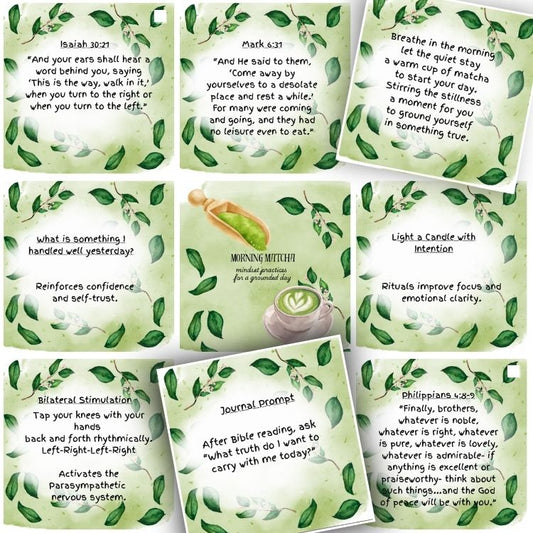 Morning Matcha: Mindset Practices for a grounded day