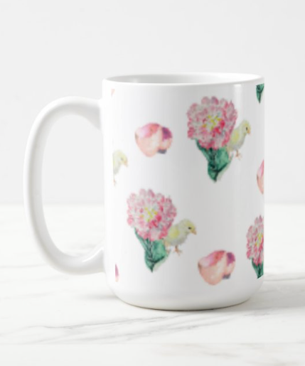 Nugget Baby Easter Chick and Tulip Coffee Mug