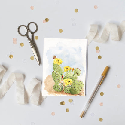 Texas Prickly Pear Greeting Card