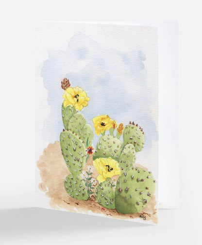 Texas Prickly Pear Greeting Card