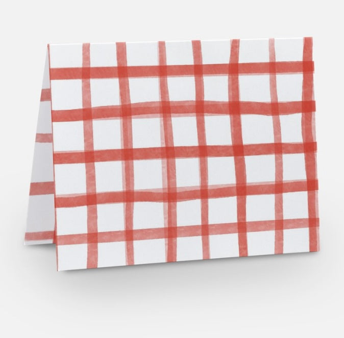 Picnic Plaids Note Card Collection