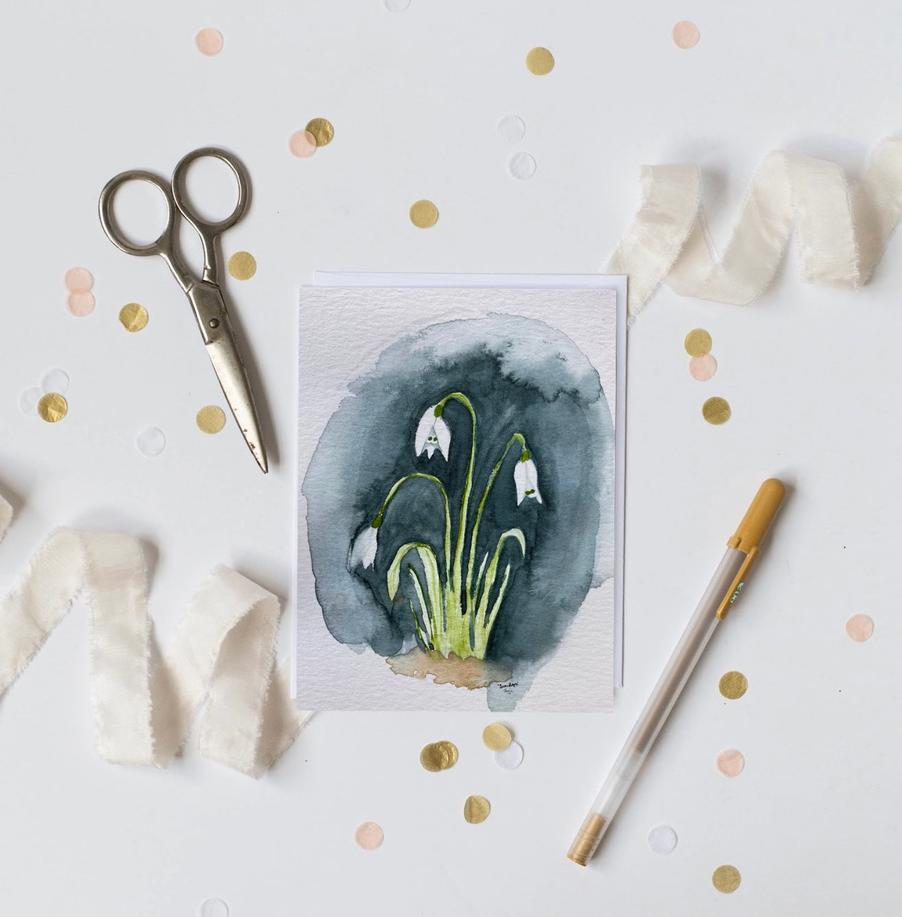 Snowdrops Greeting Card Set