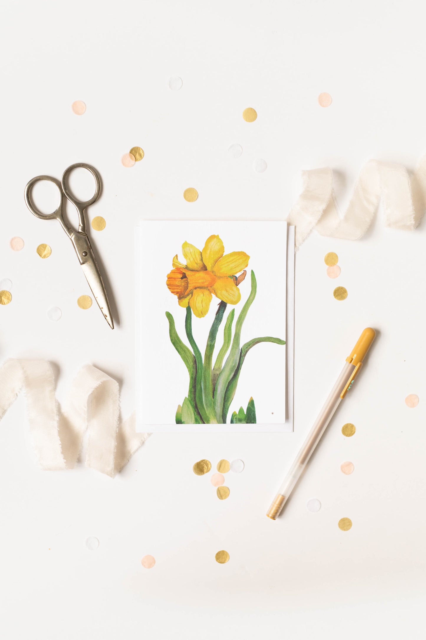 Spring Blooms Flower Greeting Cards - Mixed set- watercolor painting