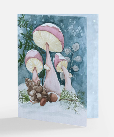 Snowy Mushrooms