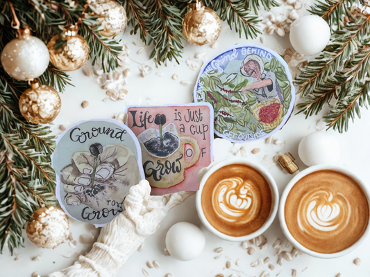 Coffee Lover's Sticker Bundle