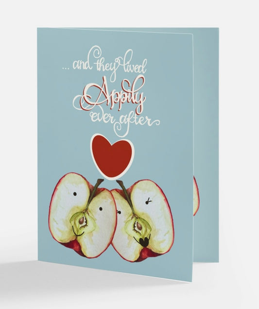 Appily Ever After Fall Wedding Shower Greeting Card